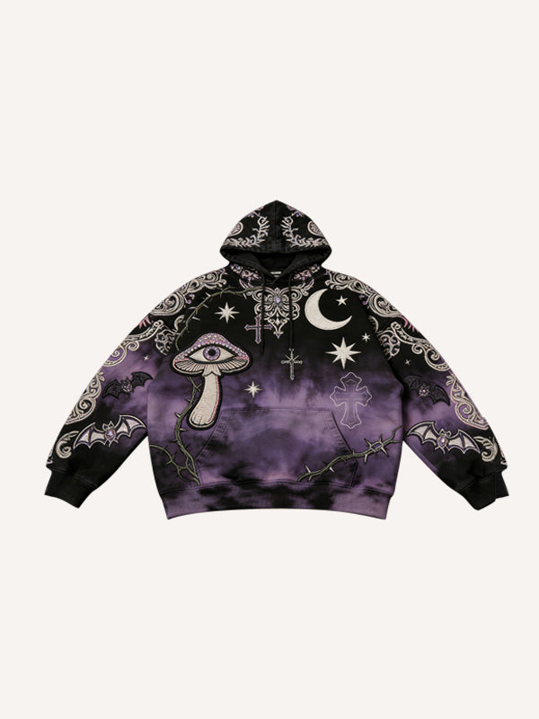 Gothic Witch Eyeglasses Hoodie couple outfits