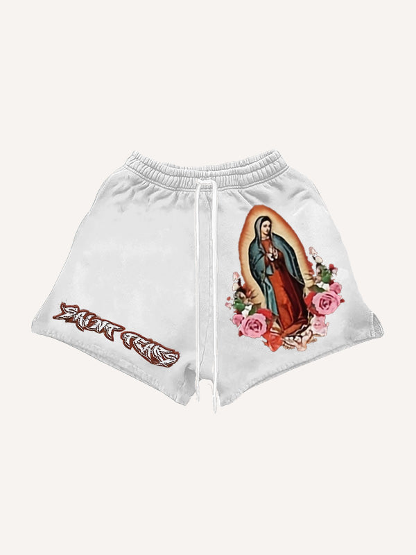 Vintage Mary Bless Me Rap Shorts