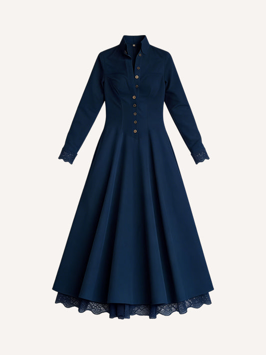 Lightweight Denim Comfortable Long Dress