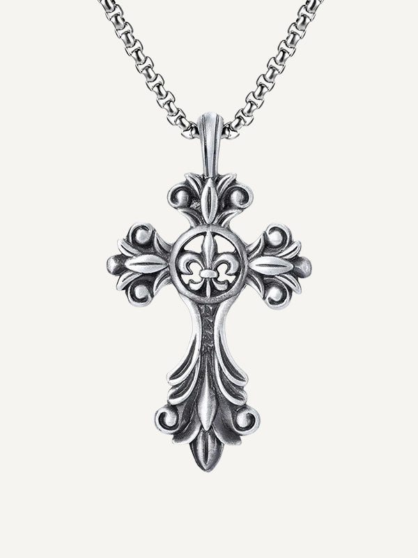 Faith in God trendy street metal necklace