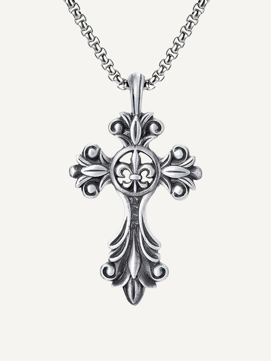 Faith in God trendy street metal necklace