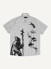 Inverted cross handsome hand painted shirt