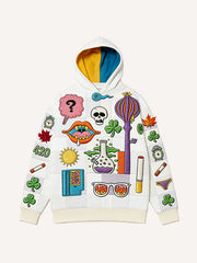 The Secret That Cannot Be Told: Corduroy Printed Sweatshirt