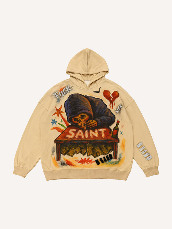 Dont try to get close to the Grim Reaper hoodie just because you think it is cool