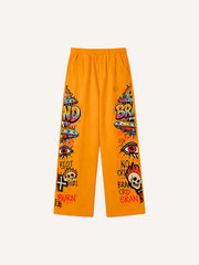Invincible Monster Battle Warm Printed Pants