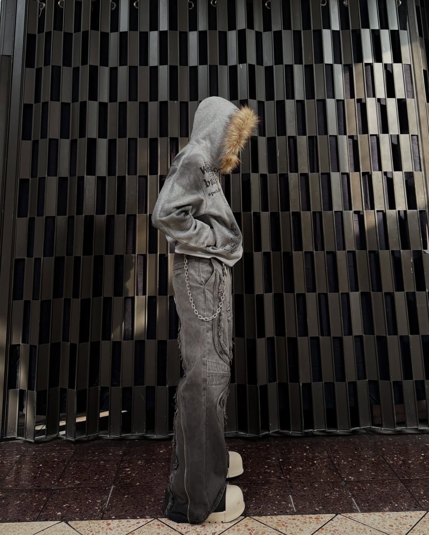 Supermade × Mortemartt Graphic Hooded Jacket