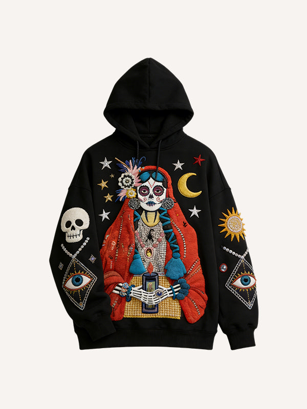 Virgin Mary Personality 3D Ultra HD Graphic Print Hoodie