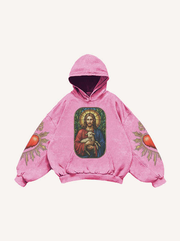 Believe in God and be with me trendy print pattern