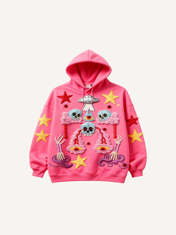 Alien Monster Battle Commander Version Hoodie