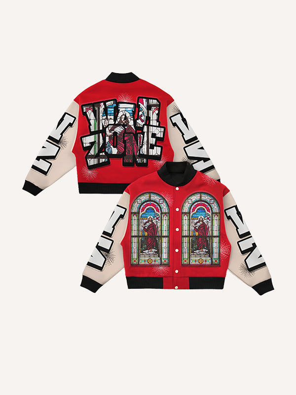Faith Print Four Seasons Fashion Jacket
