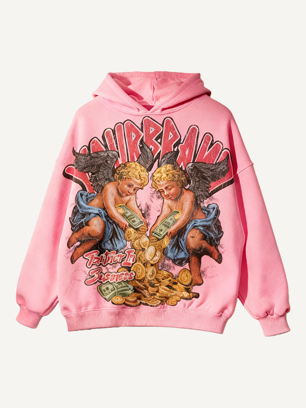 Angels helped me bring in wealth and good fortune Faith hoodie