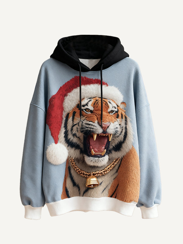 Tigers also get to wear Christmas hoodies
