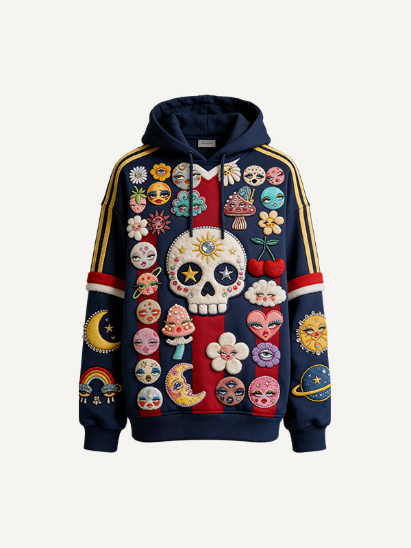 Hundreds of People Watching You Print Hoodie