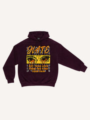 Mesmerizing laser thorn print sweatshirt