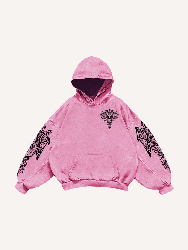 Eye of Prophecy totem pattern sweatshirt