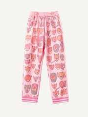 Animal Wonderland Print Thermal Pants