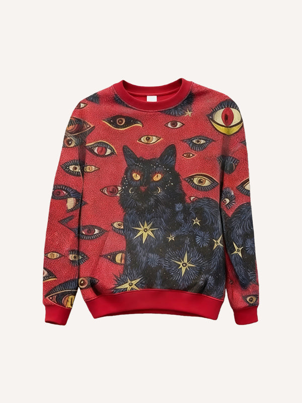 Thousand-Eyed Cat Pharaoh is Messenger Comfortable and Stylish Hoodie