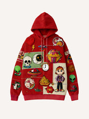 Unspeakable Faith Style Printed Corduroy Sweatshirt