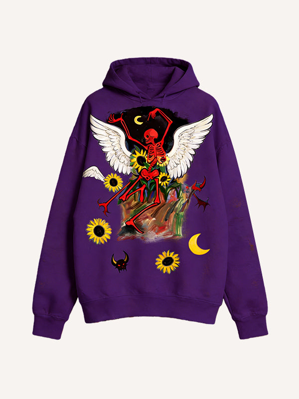 Whether you are a devil or an angel depends on your printed sweatshirt