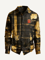 Christmas Gold Years Pattern Dads Gift Shirt