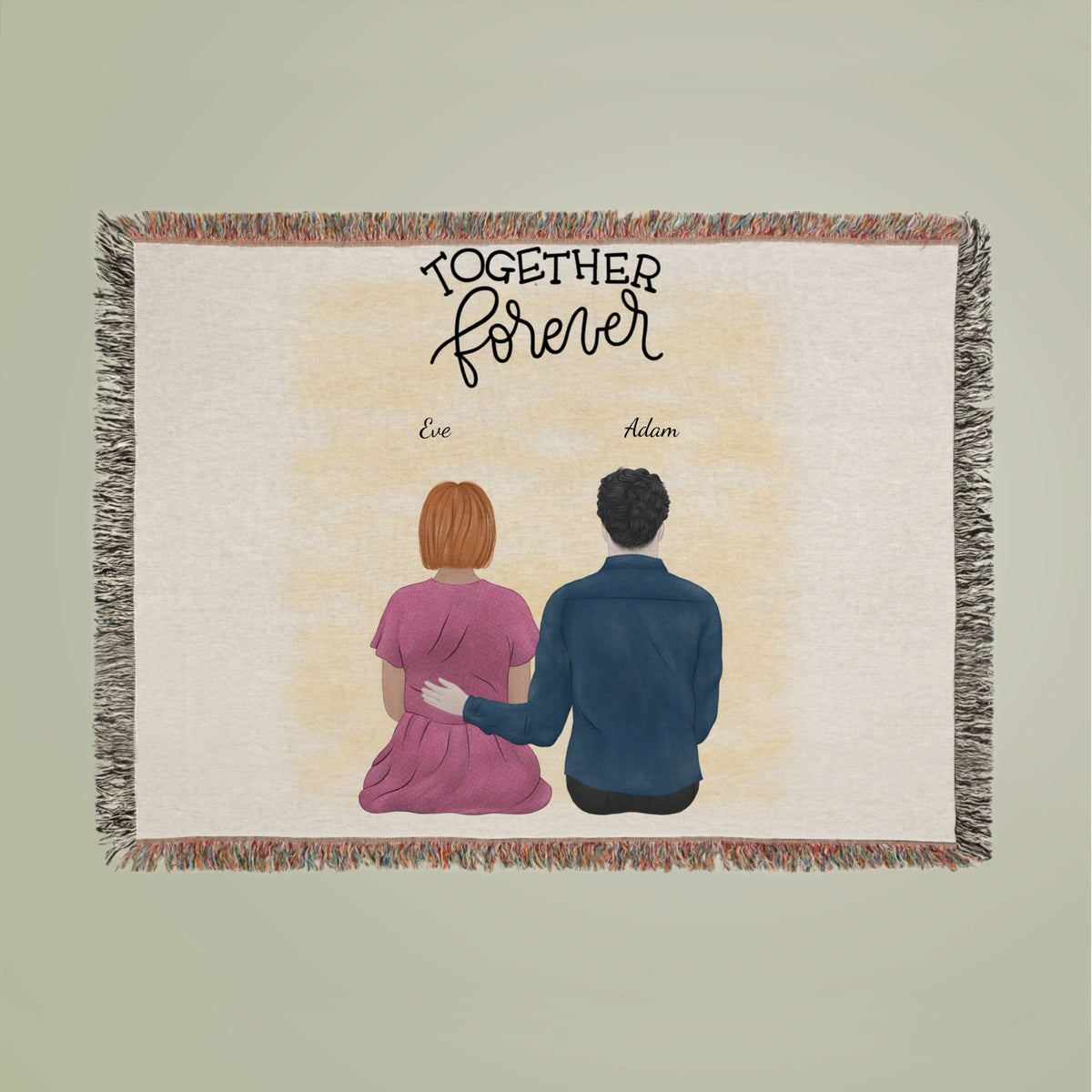 Together forever Woven Blanket