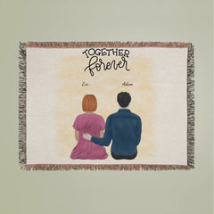 Together forever Woven Blanket