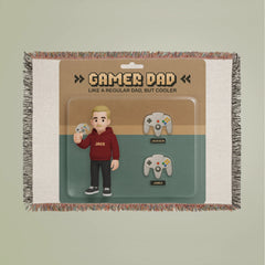 Gamer Dad Woven Blanket