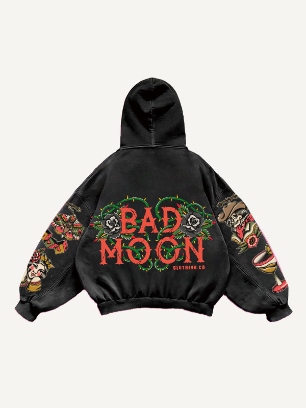 Beautiful girls motorcycle tattoo sweatshirt