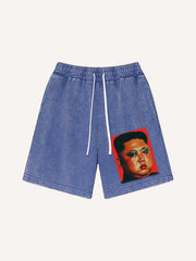 That man's quirky cotton printed shorts