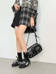 Retro Versatile Double Lace German Trainer Sneakers
