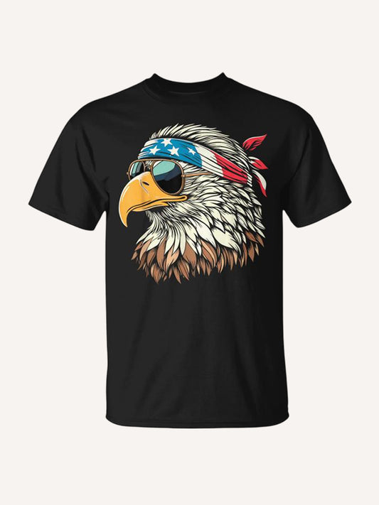 Bald Eagle 4Th Of July Usa American Flag Patriotic Women T-Shirt
