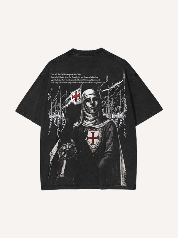 King Baldwin IV Jerusalem Unisex Washed T-shirt/Crewneck/Hoodie