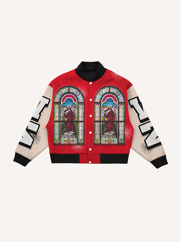 Faith Print Four Seasons Fashion Jacket