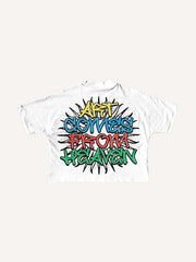 Sun God front and back print artist short sleeves