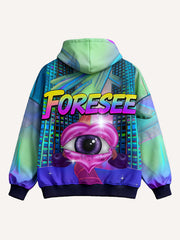 Holding my Prophet is Eye hoodie in my hands