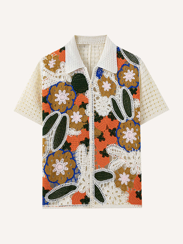 Premium Woven Crochet Jacquard Shirt 2026 New Arrival | No Print, Luxury Real Shot