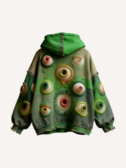 Did the vintage-style alien monster scare you Hoodies