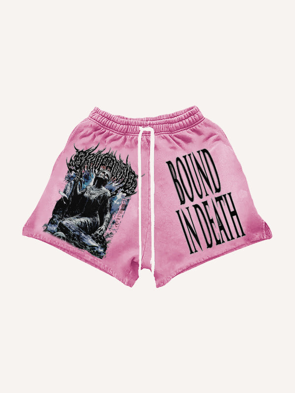Dark style hip-hop shorts