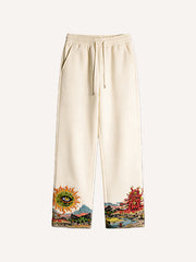 Angels Fallen to Hell Printed Trousers