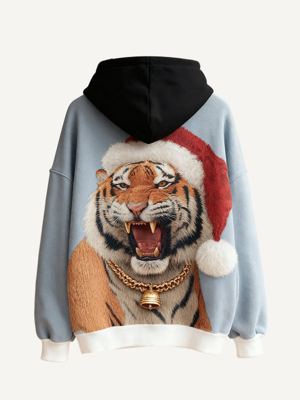 Tigers also get to wear Christmas hoodies