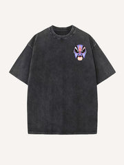 Chinese opera mask hand-painted personalized short-sleeved T-shirt