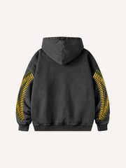 Attacking Soldiers Comfortable and Stylish Pure Cotton Washed Hoodie