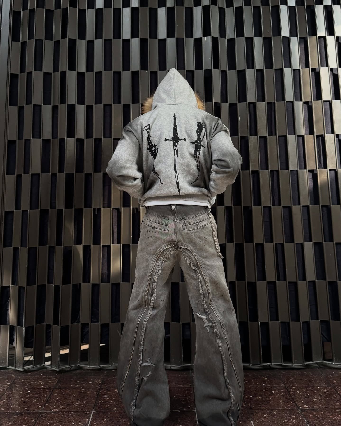 Supermade × Mortemartt Graphic Hooded Jacket