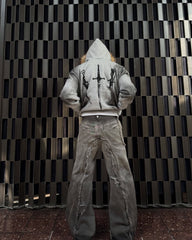 Supermade × Mortemartt Graphic Hooded Jacket