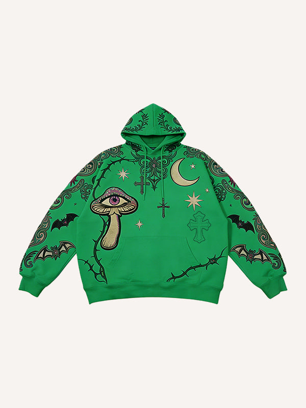 Gothic Witch Eyeglasses Hoodie couple outfits