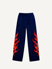 Kung Fu King Fashionable Chinese Oriental Power Trendy Retro Hand-printed Trousers