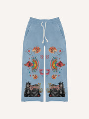 Statue of Liberty trendy distressed Pants