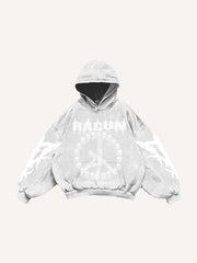 Skull AK hand-painted hip-hop sweatshirt