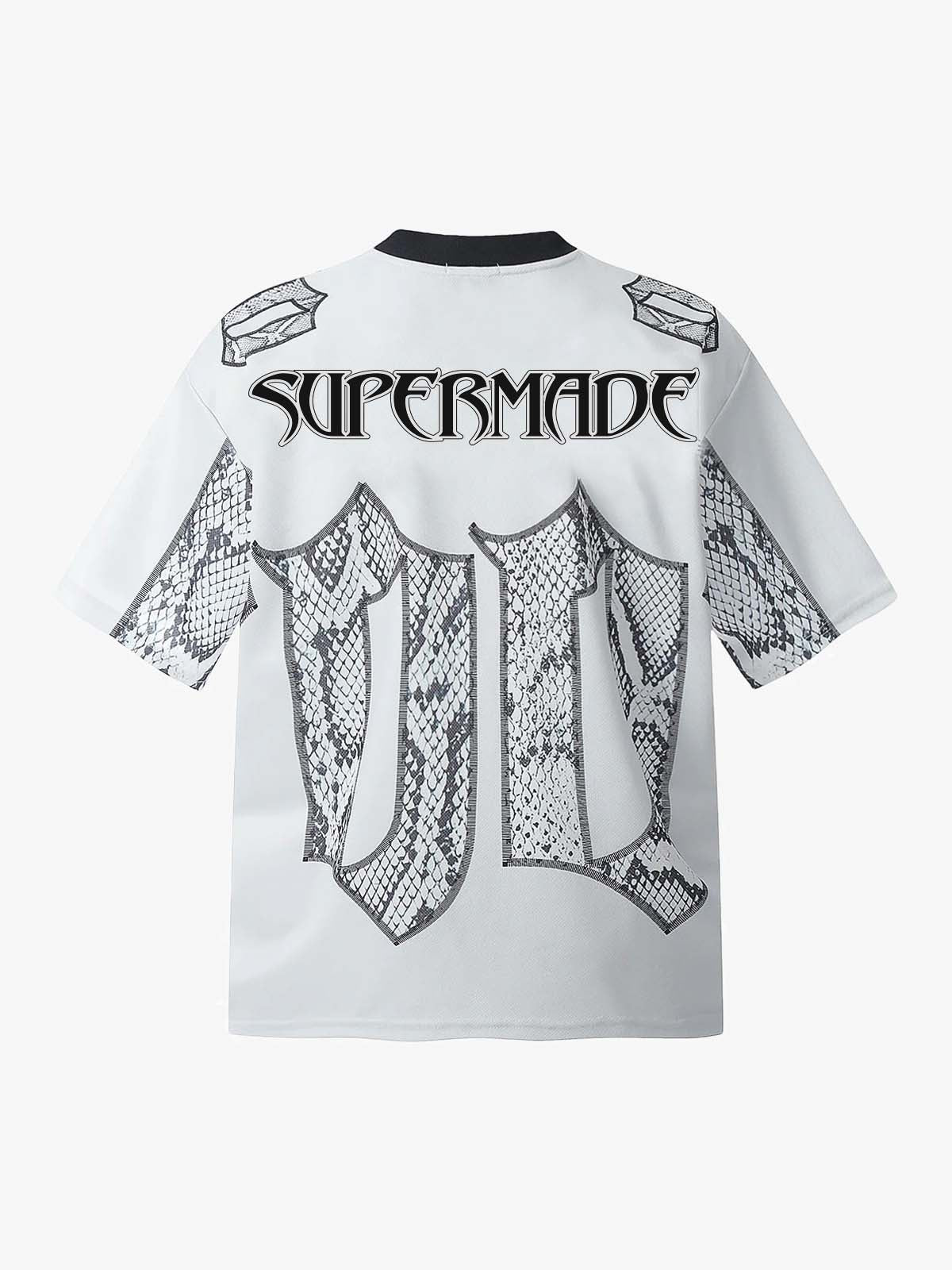 Jersey Style Snake Print T-Shirt