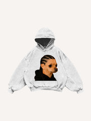 Dirty braids handsome hip-hop funny trendy sweatshirt